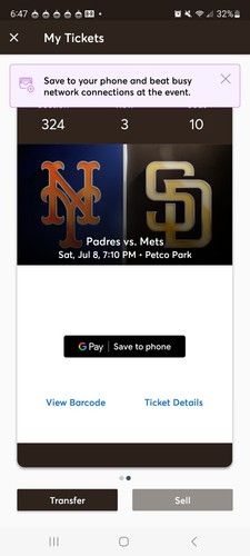 Urgent new york mets - new, san